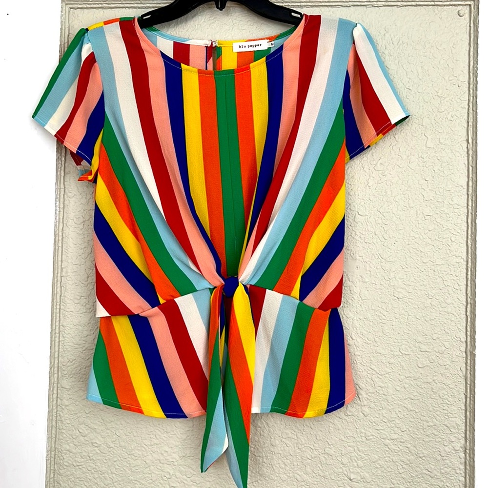 Colorful Stripped Blouse